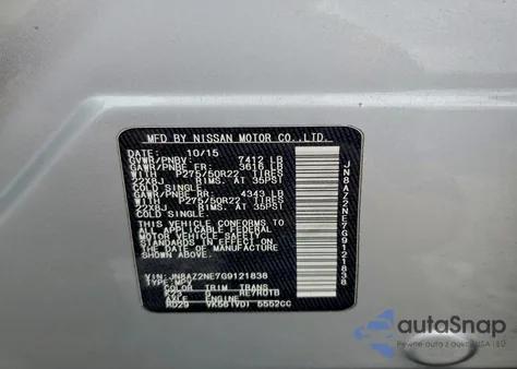 2016 Infiniti Qx80 z USA, uszkodzony, nr VIN JN8AZ2NE7G9121838